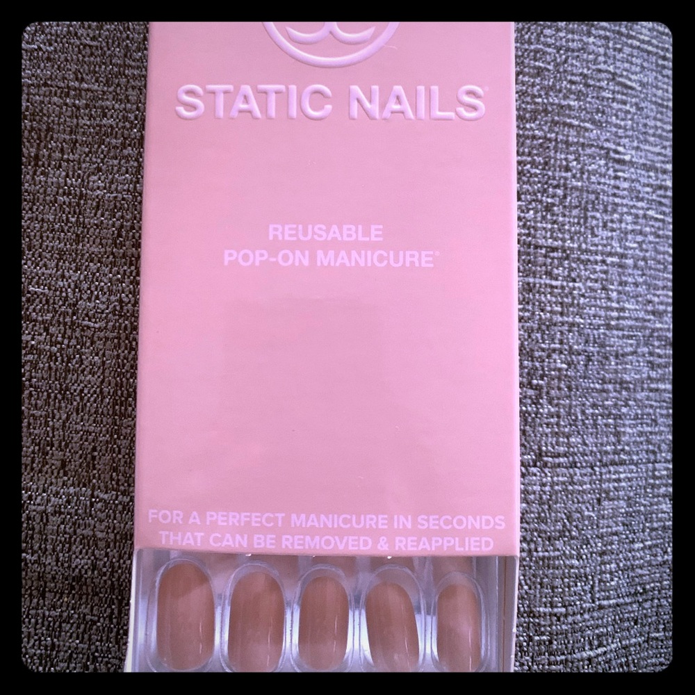 NIB Static Nails reusable nails Fetish Round
